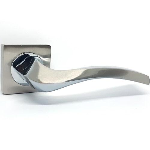 Дверні ручки KEDR HRoz-06.110-AL-SN/CP, фото 1