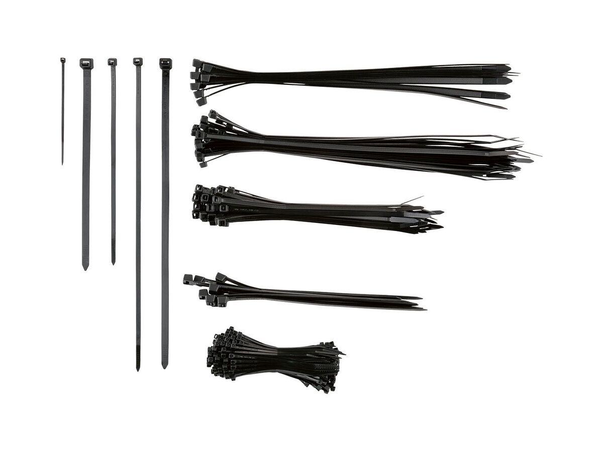 Кабельні стяжки (хомути) з нейлону PARKSIDE, набір 251 шт, фото 1