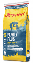 Корм сухий JOSERA для цуценят, вагітних та лактуючих собак Family Plus (Йозера Фемілі Плюс) 15 кг
