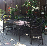 Набір "Обічний" + стіл 1,2х0,7 м. (Коричневий), фото 2