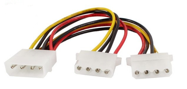 Кабель живлення molex-2 molex перехідник