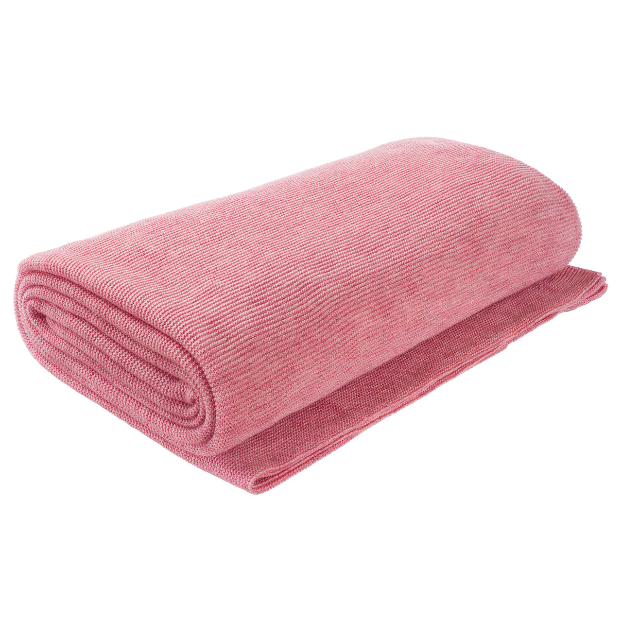 Плед в'язаний Ohaina 220х200 Powder Pink
