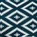 Килим в'язаний Ohaina 290x190 Emerald + White, фото 3