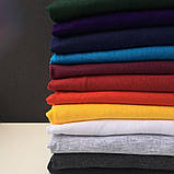 Чоловіча класична футболка FRUIT OF THE LOOM VALUWEIGHT T 100% бавовна однотонна L(50-52), Чорний, фото 7