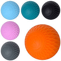 М'ячик масажний MS 3271-3, термопластична резина, Ø 6.3 см, окружність 19.8 см, вага 149г, різном. кольори