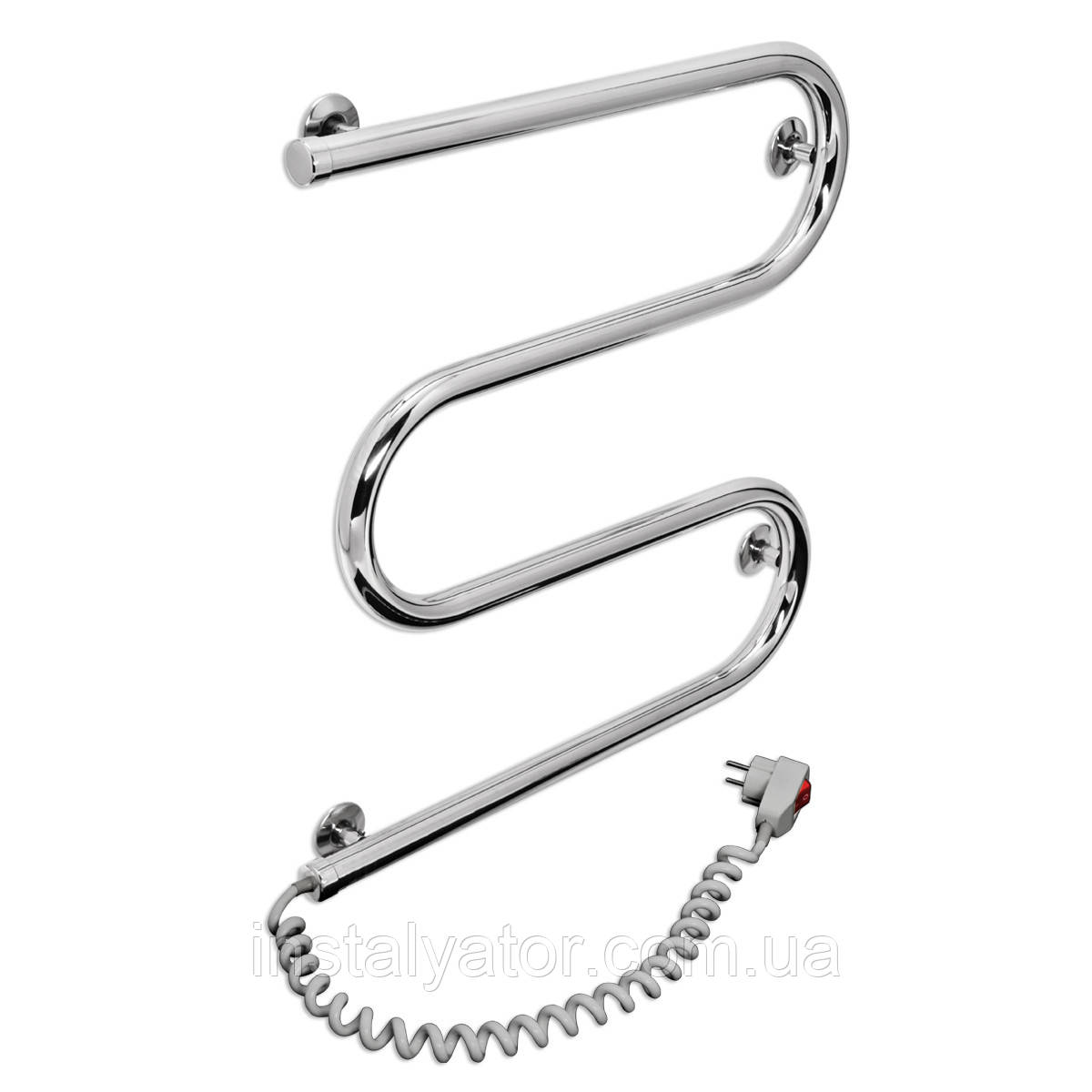 Електрична сушарка для рушників Laris Змійовик 25 РС3 400 х 500 Е (підкл. зліва), фото 1