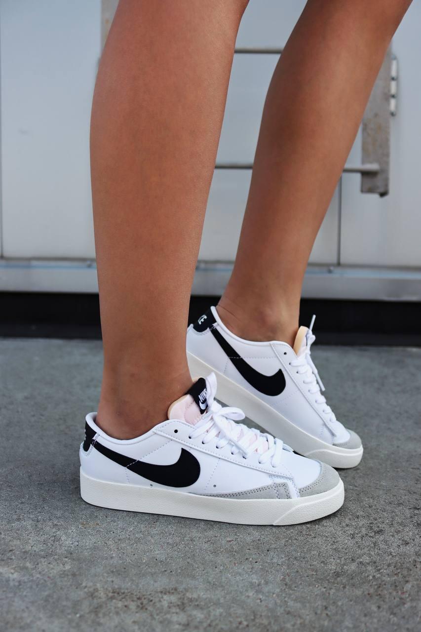Жіночі кросівки Nike Blazer low 77 vintage white | Найк Блейзер низькі Білі
