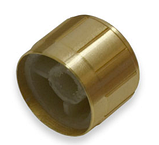 Ручка для змінного резистора R-11 під золото (D=23мм H=17мм), алюміній, фото 2