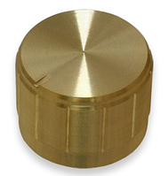 Ручка для переменного резистора R-11 под золото (D=23мм H=17мм), алюминий