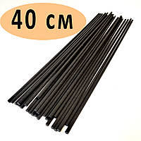 Очень длинные палочки для аромадиффузора Fragrance Sticks черные 40 см, диам. 5 мм, набор 25 шт