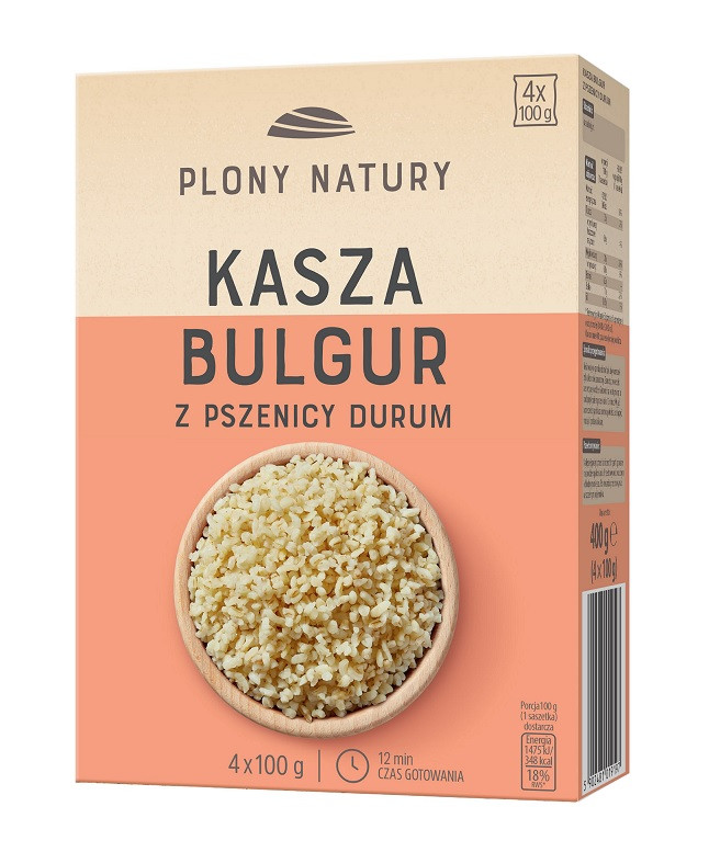 Каша Булгур Plony Natury Kasza Bulgur 400 г (4 порції по 100 грам) Польща