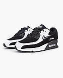 Дитячі кросівки Nike Air Max 90 White Black K0033, фото 3