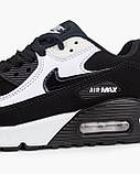 Дитячі кросівки Nike Air Max 90 White Black K0033, фото 7