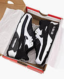 Дитячі кросівки Nike Air Max 90 White Black K0033, фото 9