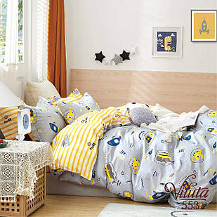 Комплект постільної білизни дитячий Сатин Viluta комплект в дитяче ліжко