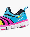 Дитячі кросівки Nike Dynamo Free Blue Yellow Pink K0021, фото 8