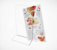 Менюхолдер ACR-MENU HOLDER з трикутною основою A4, фото 4