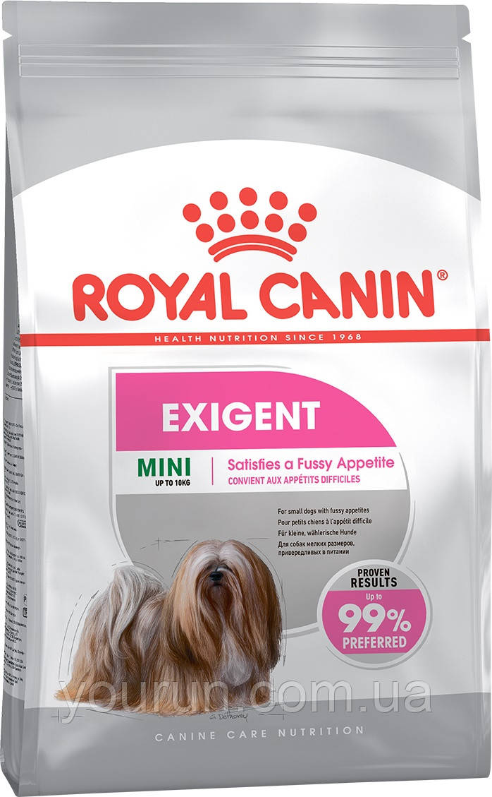 Royal Canin (Роял Канін) Mini Exigent для собак дрібних порід вибагливих у харчуванні 3.0
