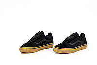 Женские кеды Vans Old Skool Black Gum (мех) 10865