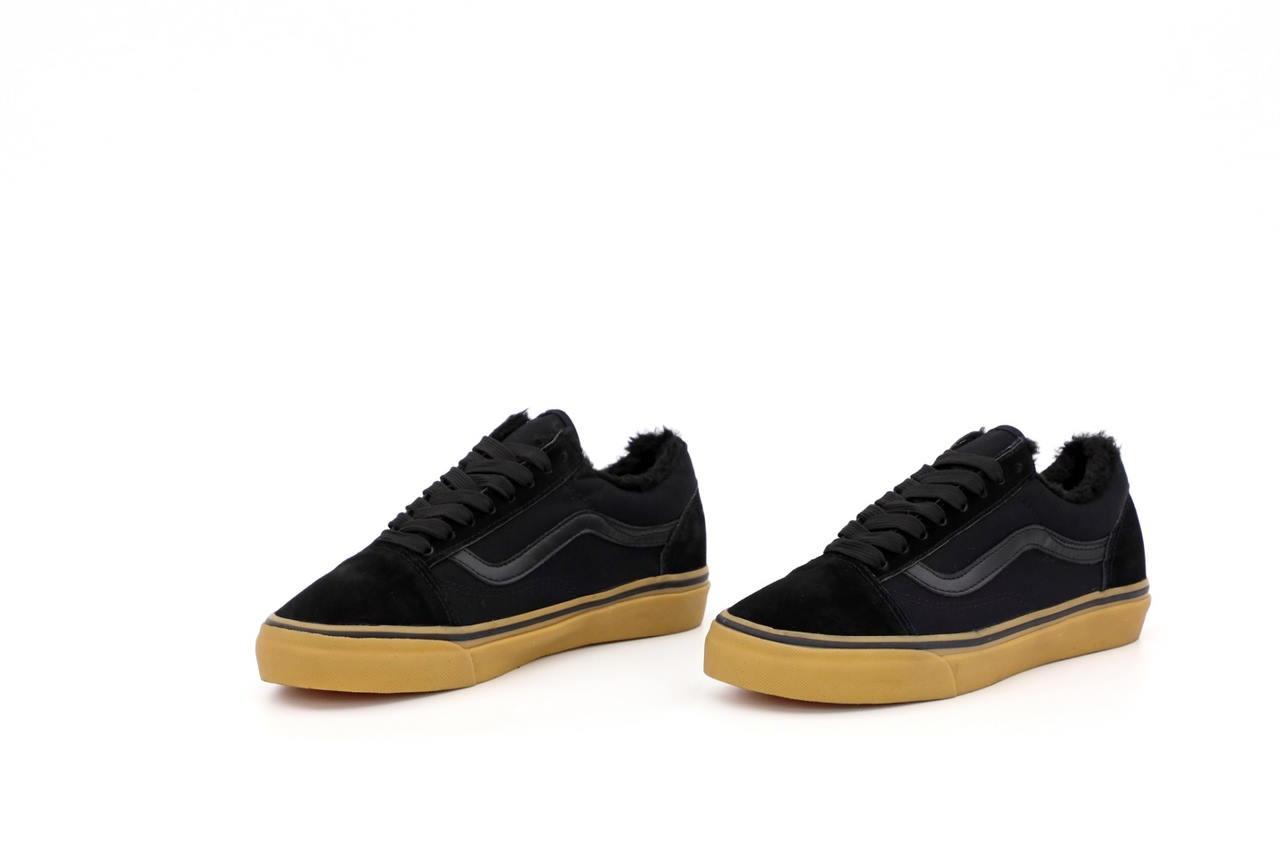 Жіночі кеди Vans Old Skool Black Gum (с мехом) 10865