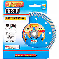Диск алмазний відрізний TURBO 125 мм RICHMANN сегмент 10 мм сухий і мокрий різ (C4809)