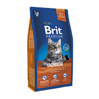 Корм Brit Premium Cat Indoor (курка), 8 кг