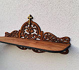 Іконостас на 1 полицю, полиця під ікони (плоский), фото 2