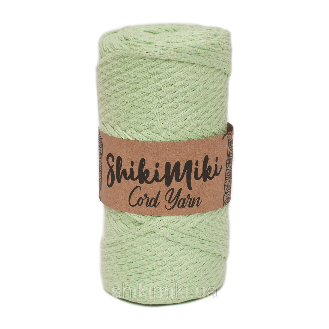 Еко шнур Shikimiki Cord Yarn 4 mm, колір Васабі