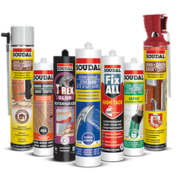 Піни, герметики, клеї, мастила