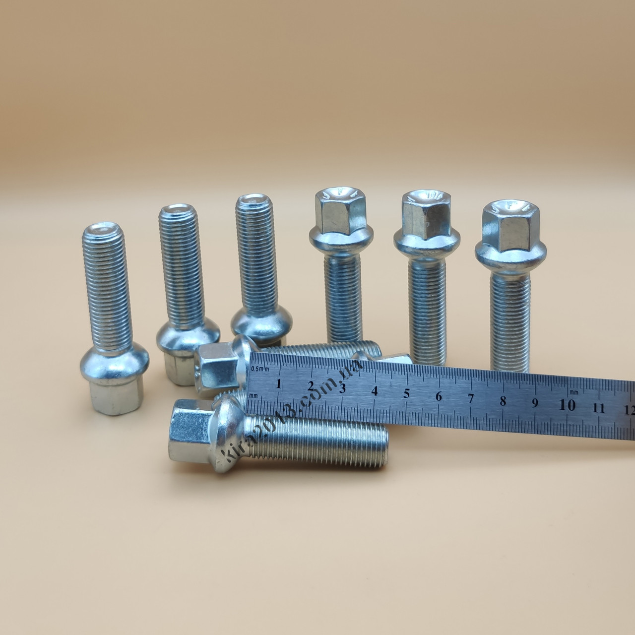 Колесные болты Мерседес длинные М14х1,5х45мм сфера, ключ 17, цинк для ...