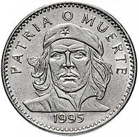 Монета Кубы 3 песо 1990-2002 гг. Эрнесто Че Гевара
