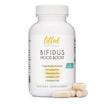 Bifidus Mood Boost Probiotic / Пробіотики+пребіотики для імунної системи 60 капс. BX638