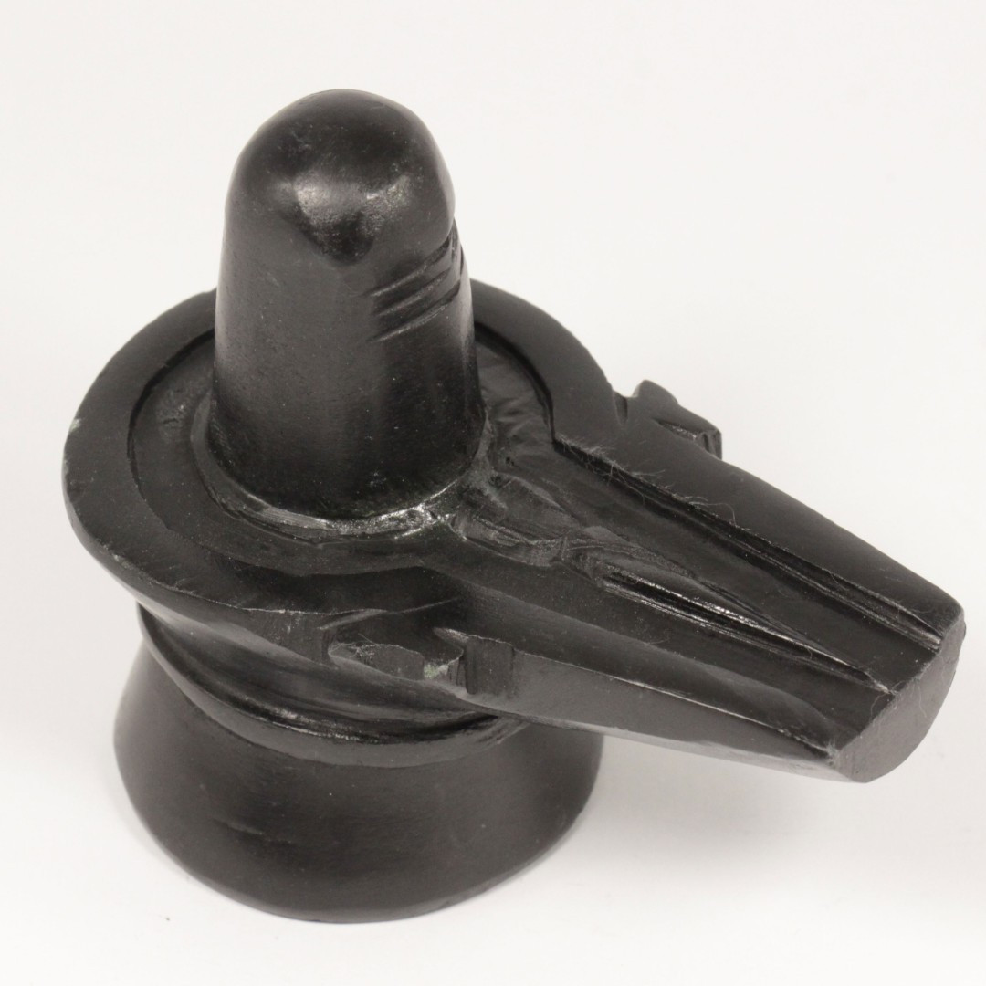 Шивалингам черный мрамор (7 х 8 см) - фото 2 - id-p1584959910