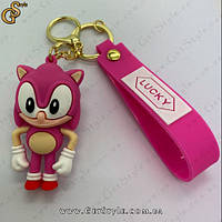 Брелок Сонік Baby Sonic Keychain малиновий