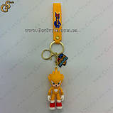 Брелок Сонік Sonic Keychain жовтий, фото 2