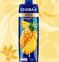 Сок анансовый, сік ананс, Chabaa, Pineapple, 1л, Таїланд, АФ Ч