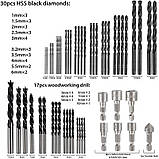 Набір інструментів, свердла ANJI DEPOT Drill Set 8054 у валізі, 246 шт, фото 2