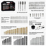 Набір інструментів, свердла ANJI DEPOT Drill Set 8054 у валізі, 246 шт, фото 3