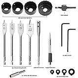 Набір інструментів, свердла ANJI DEPOT Drill Set 8054 у валізі, 246 шт, фото 5