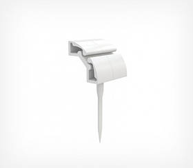 Тримач цінника - голка пластикова MINISTICK біла