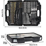 Набір інструментів, свердла ANJI DEPOT Drill Set 8054 у валізі, 246 шт, фото 7