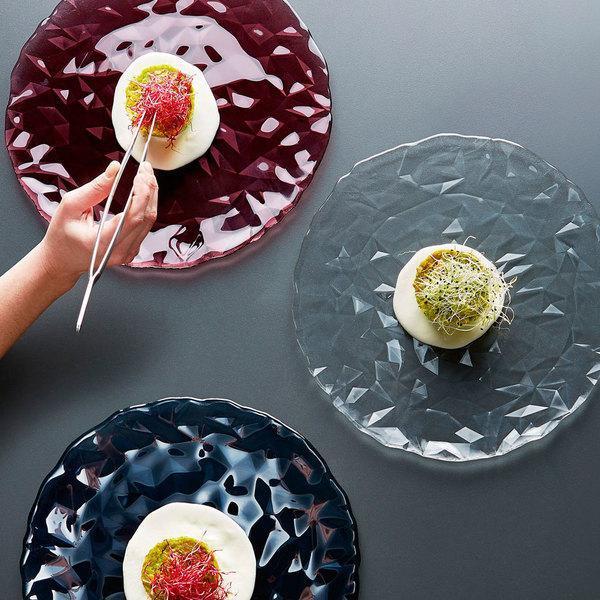 Блюдо скляне 33см прозоре "Diamond" Bormioli