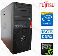 Ігровий ПК Fujitsu i7-4790/ 16 GB DDR3/ GeForce GTX750Ti 2GB DDR5/ 120GB SSD/ 1000GB HDD Системний блок