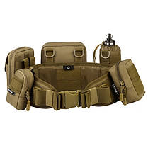Пояс тактичний розвантажувальний Protector Plus Z507 Molle, чорний, фото 4