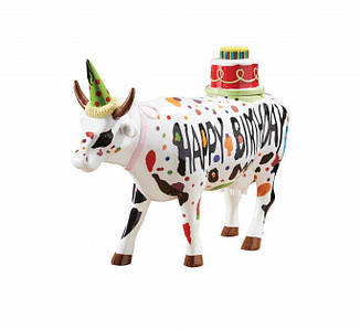 Статуетка колекційна корова Happy Birthday, Size L