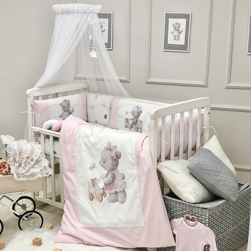 Дитяча постіль Маленька Соня Kids Toys Ведмедик рожевий, фото 1