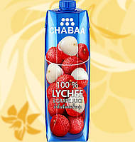 Сок личи, сік лічі, Lychee juice, Chabaa, 1л, Таїланд, АФ, Ч