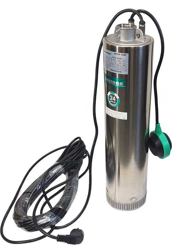 Занурювальний насос SHIMGE NKm 3/4-0.75 кВт, Q 90(60)л/хв, Н 44(30)м, O126 мм