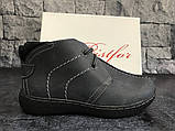 Шкіряні черевики в сірому кольорі на байці, Bistfor, фото 4