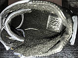 Шкіряні черевики в сірому кольорі на байці, Bistfor, фото 9